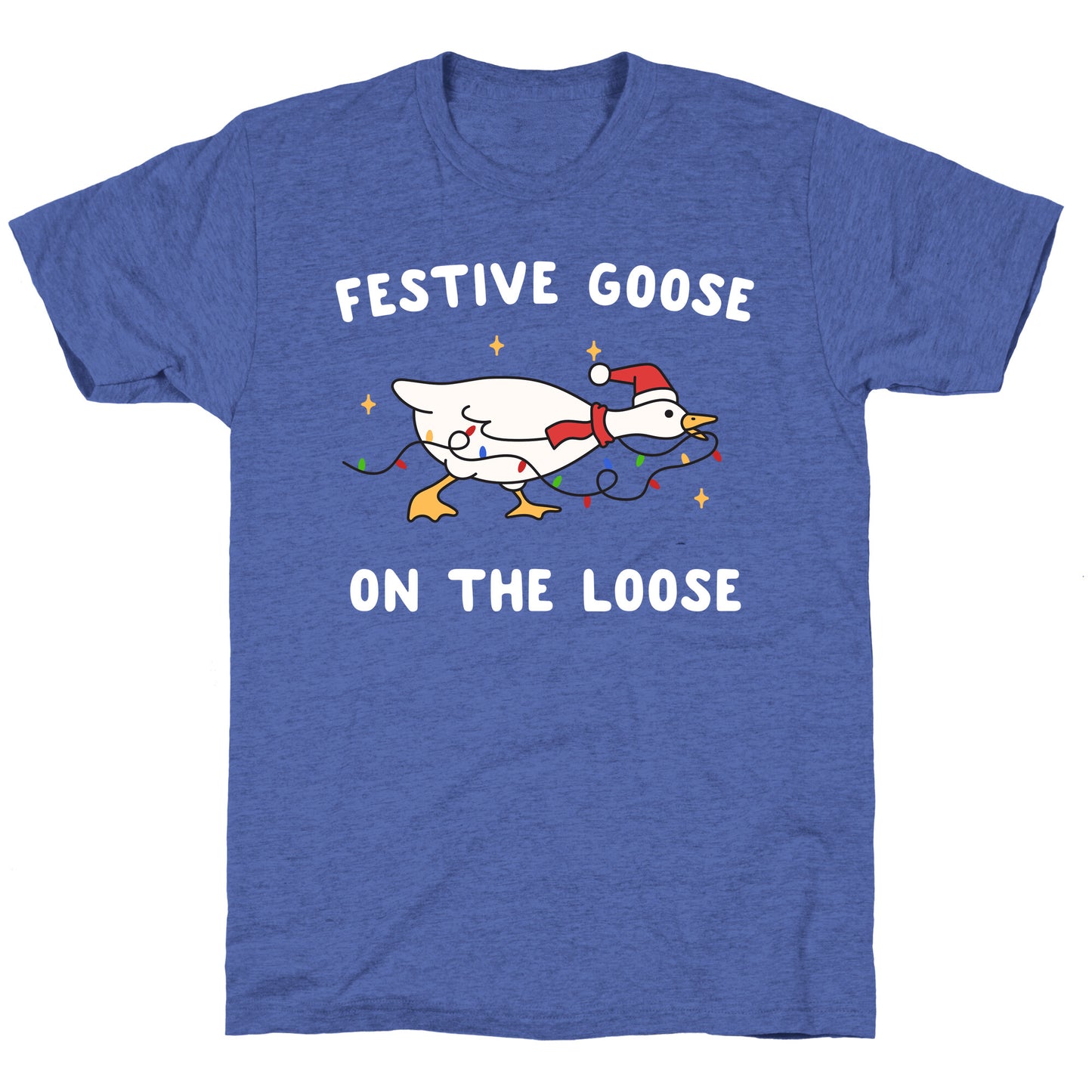 Festive Goose Unisex Triblend Tee