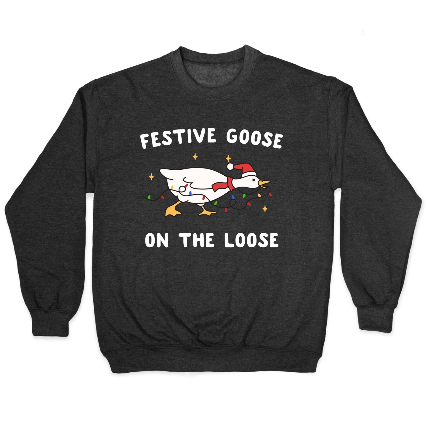 Festive Goose Crewneck Sweatshirt