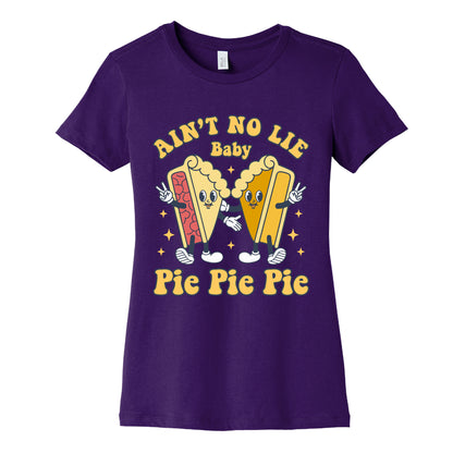 Pie Pie Pie Womens Cotton Tee