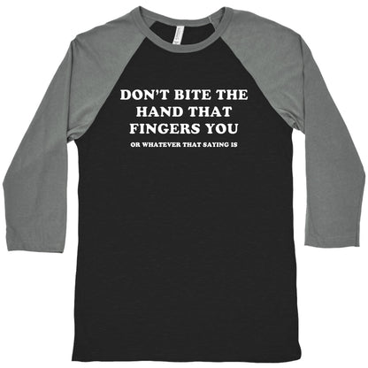 Dont Bite Baseball Tee
