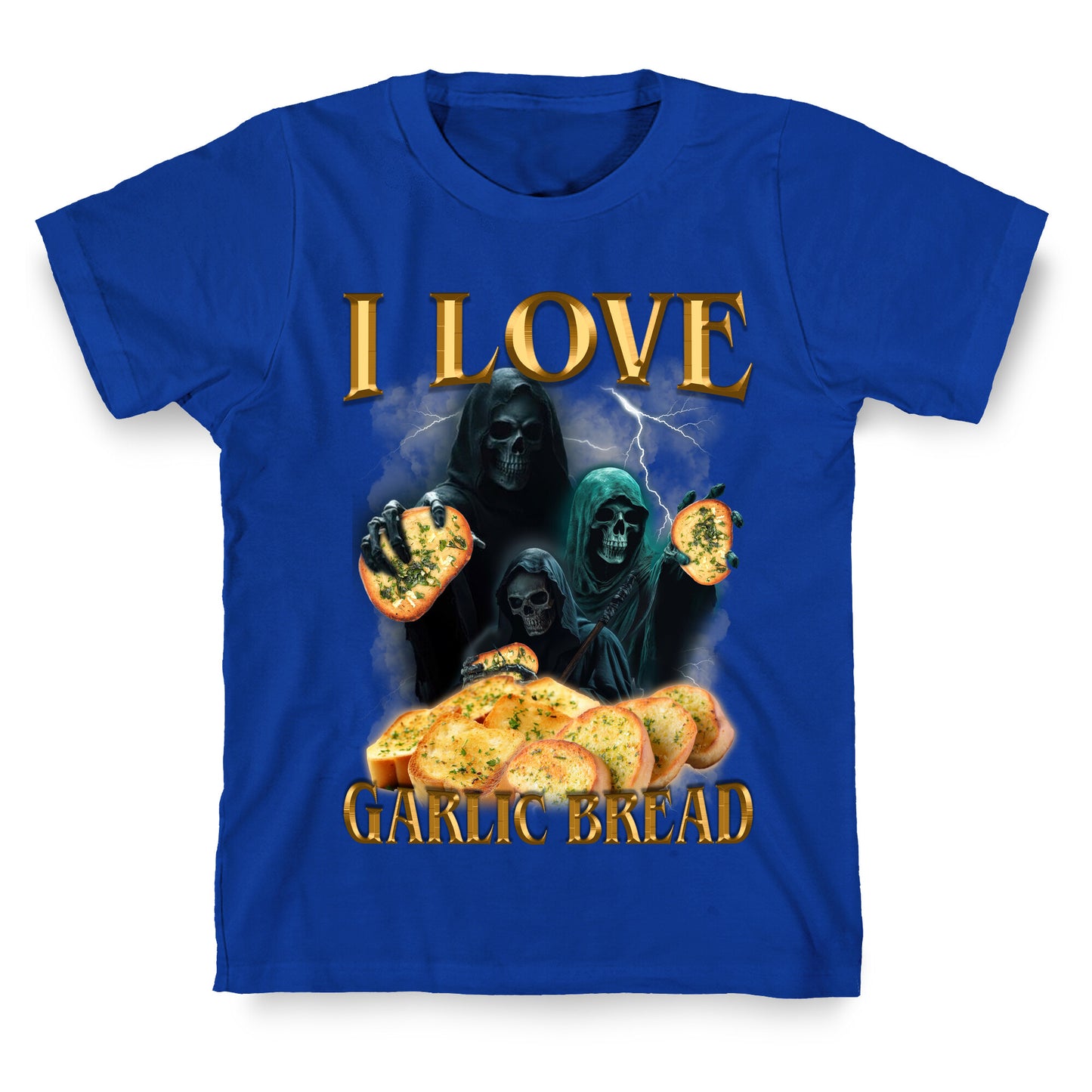 I Love Garlic Bread T-Shirt