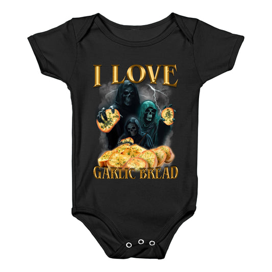 I Love Garlic Bread Baby One-Piece