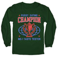 Eating \#1 Champion Longsleeve Tee