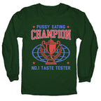 Eating \#1 Champion Longsleeve Tee