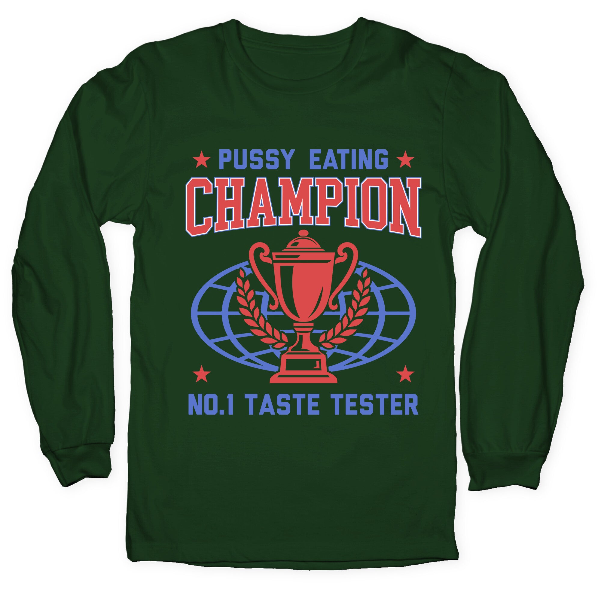 Eating \#1 Champion Longsleeve Tee