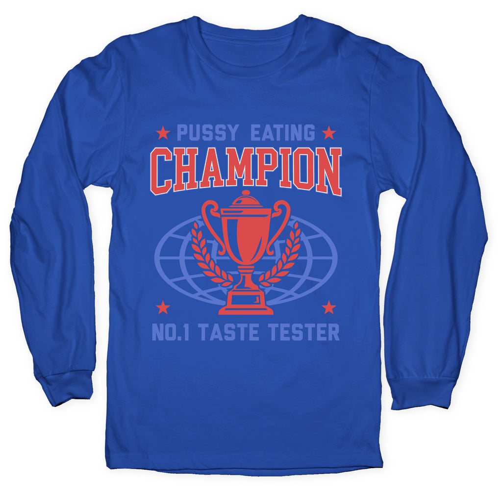 Eating \#1 Champion Longsleeve Tee