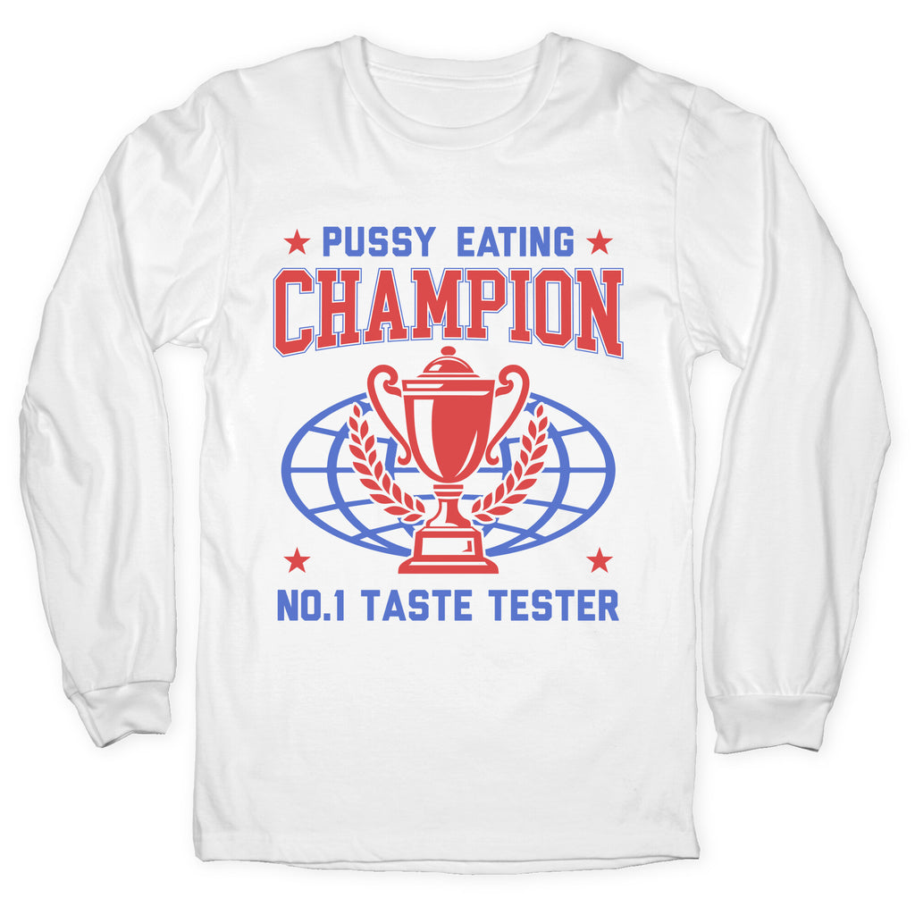 Eating \#1 Champion Longsleeve Tee