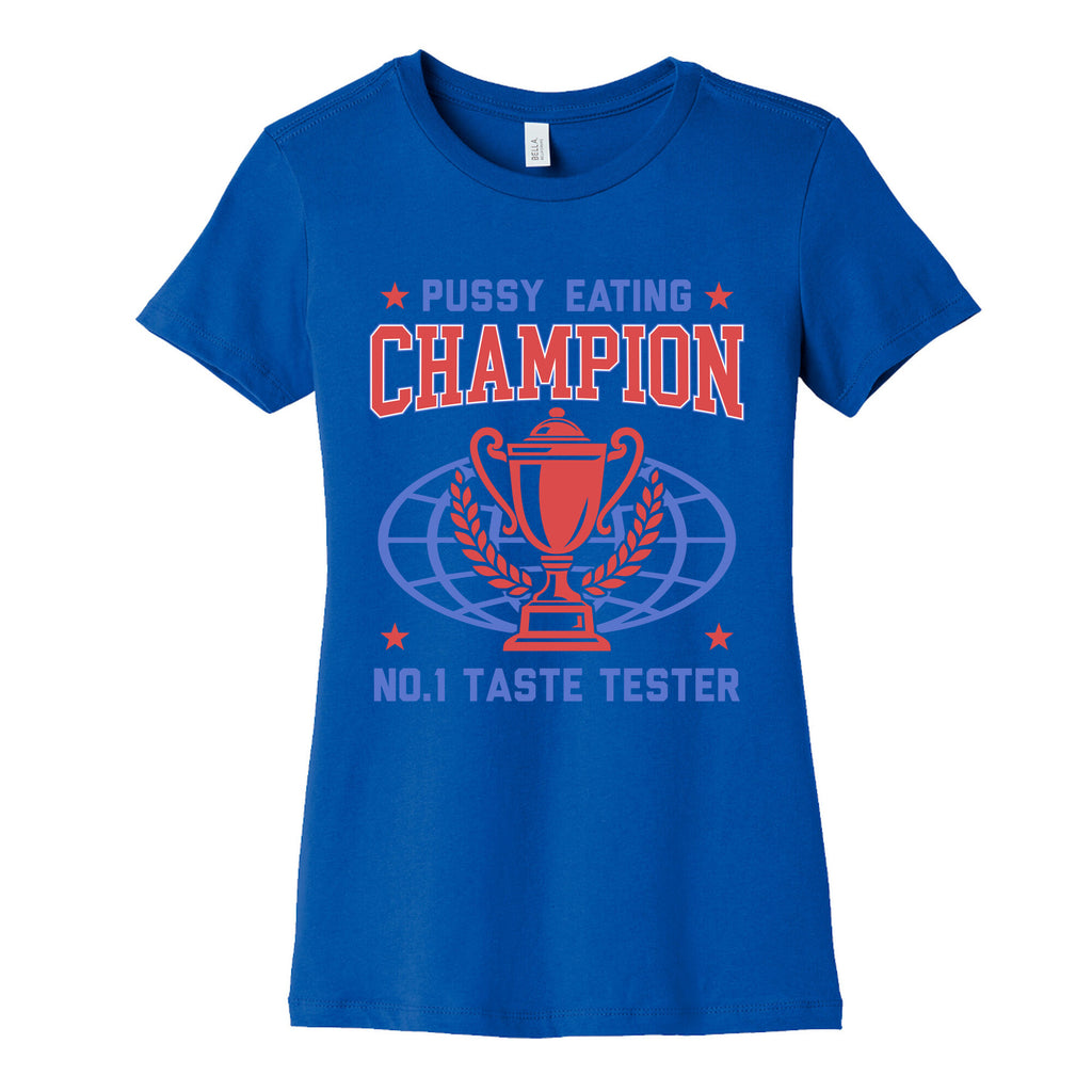 Eating \#1 Champion Womens Cotton Tee