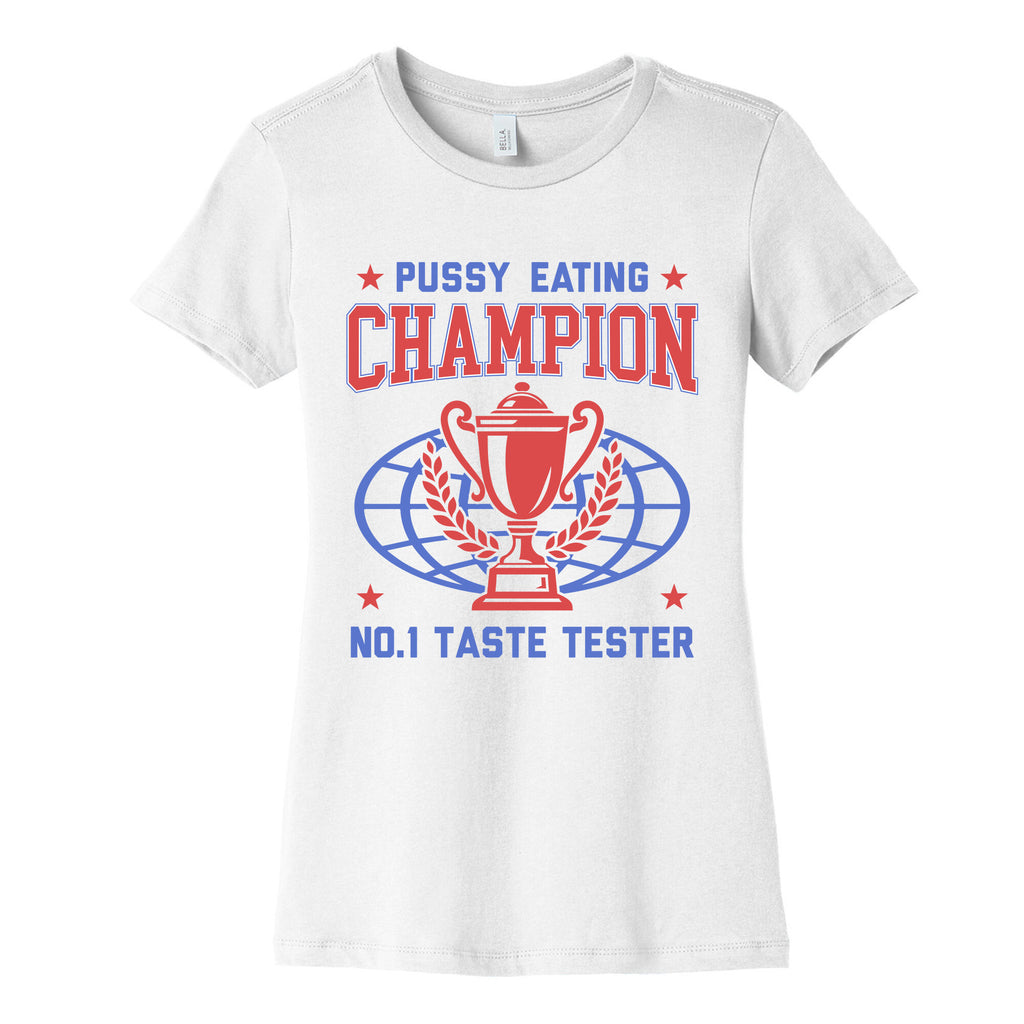 Eating \#1 Champion Womens Cotton Tee
