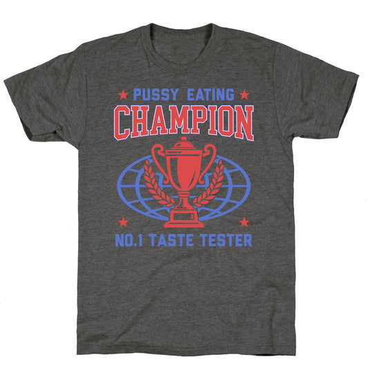 Eating \#1 Champion Unisex Triblend Tee