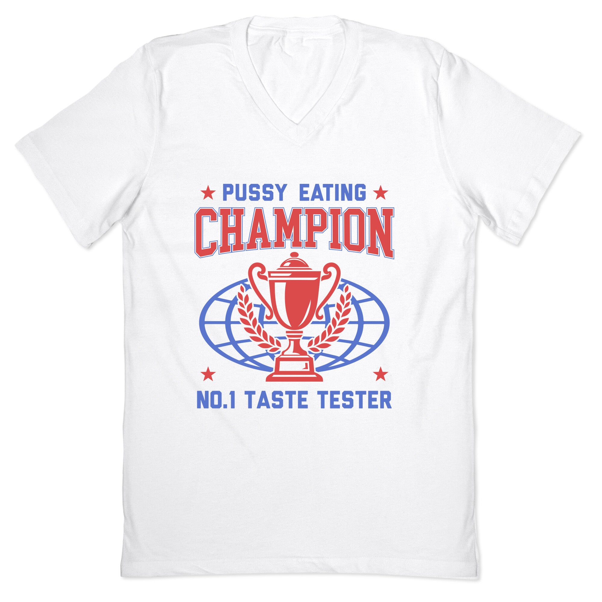 Eating \#1 Champion V-Neck