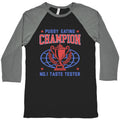 Eating \#1 Champion Baseball Tee