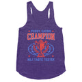 Eating \#1 Champion Racerback Tank