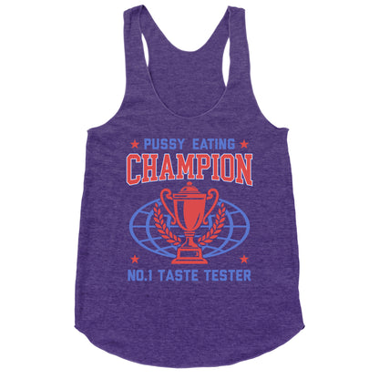 Eating \#1 Champion Racerback Tank