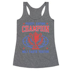 Eating \#1 Champion Racerback Tank