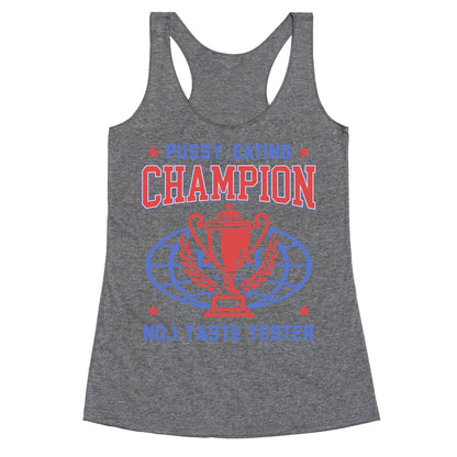 Eating \#1 Champion Racerback Tank