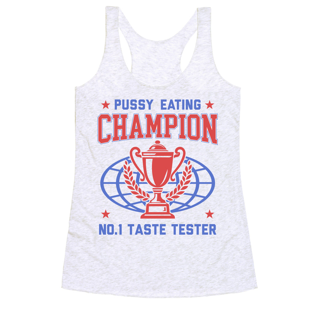 Eating \#1 Champion Racerback Tank