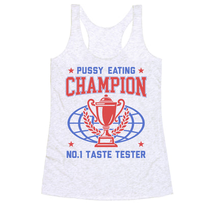 Eating \#1 Champion Racerback Tank