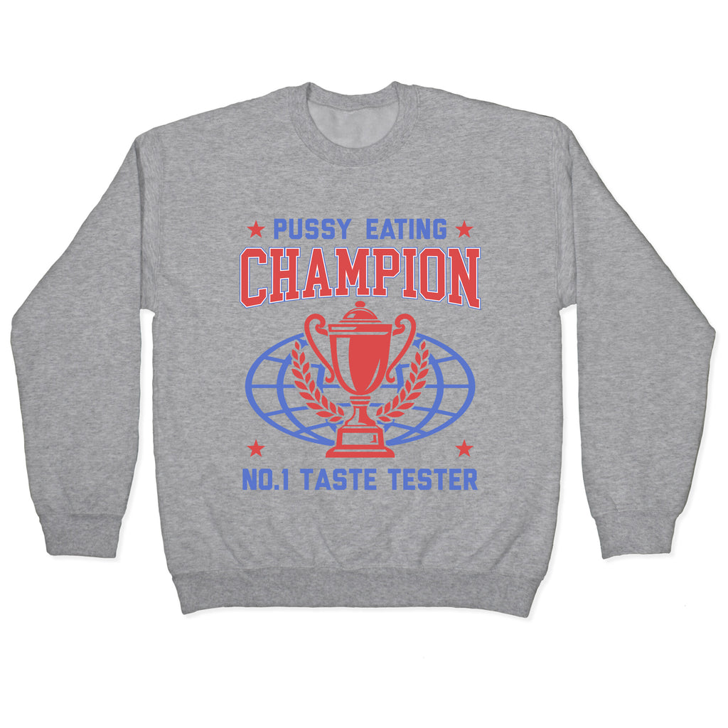 Eating \#1 Champion Crewneck Sweatshirt