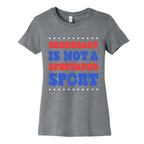 Democracy Is Not a Spectator Sport Womens Cotton Tee