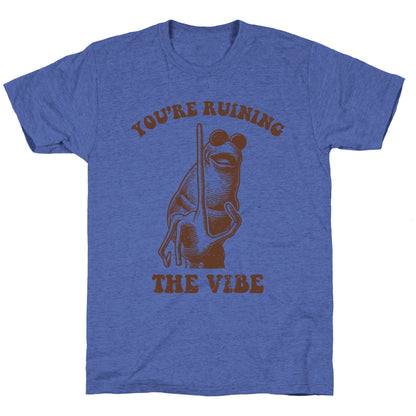 You Are Ruining the Vibe Unisex Triblend Tee