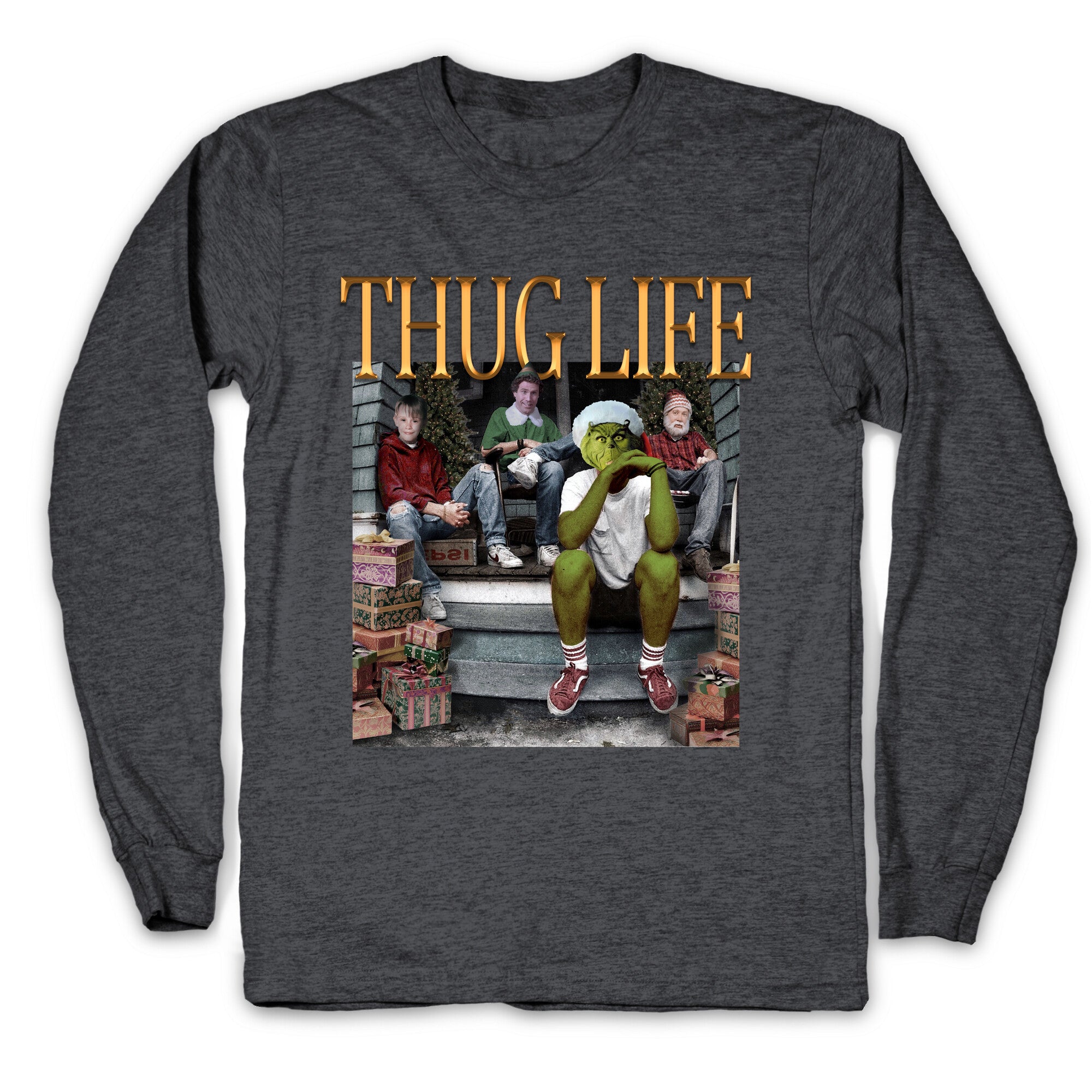 Christmas Thug Life Longsleeve Tee