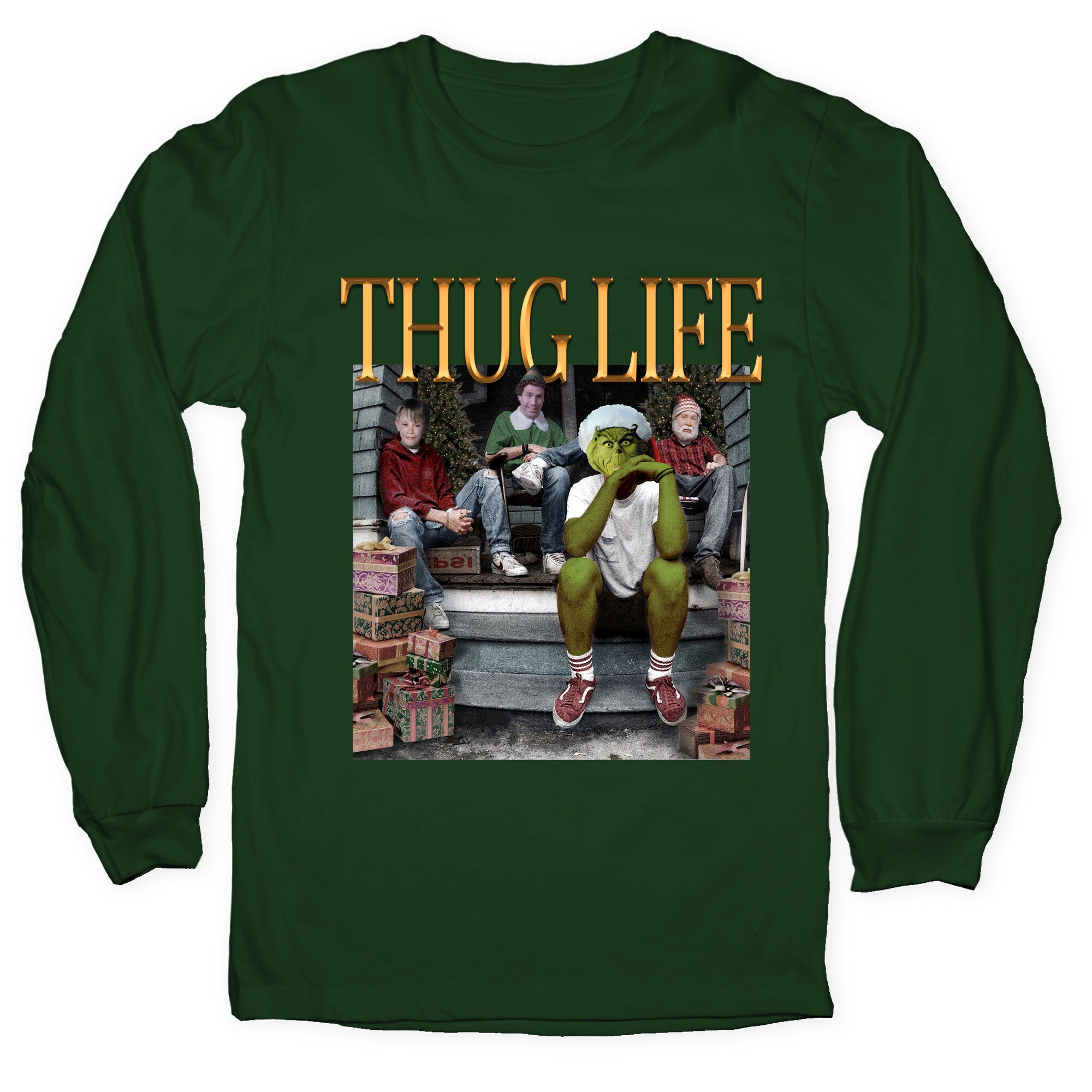 Christmas Thug Life Longsleeve Tee