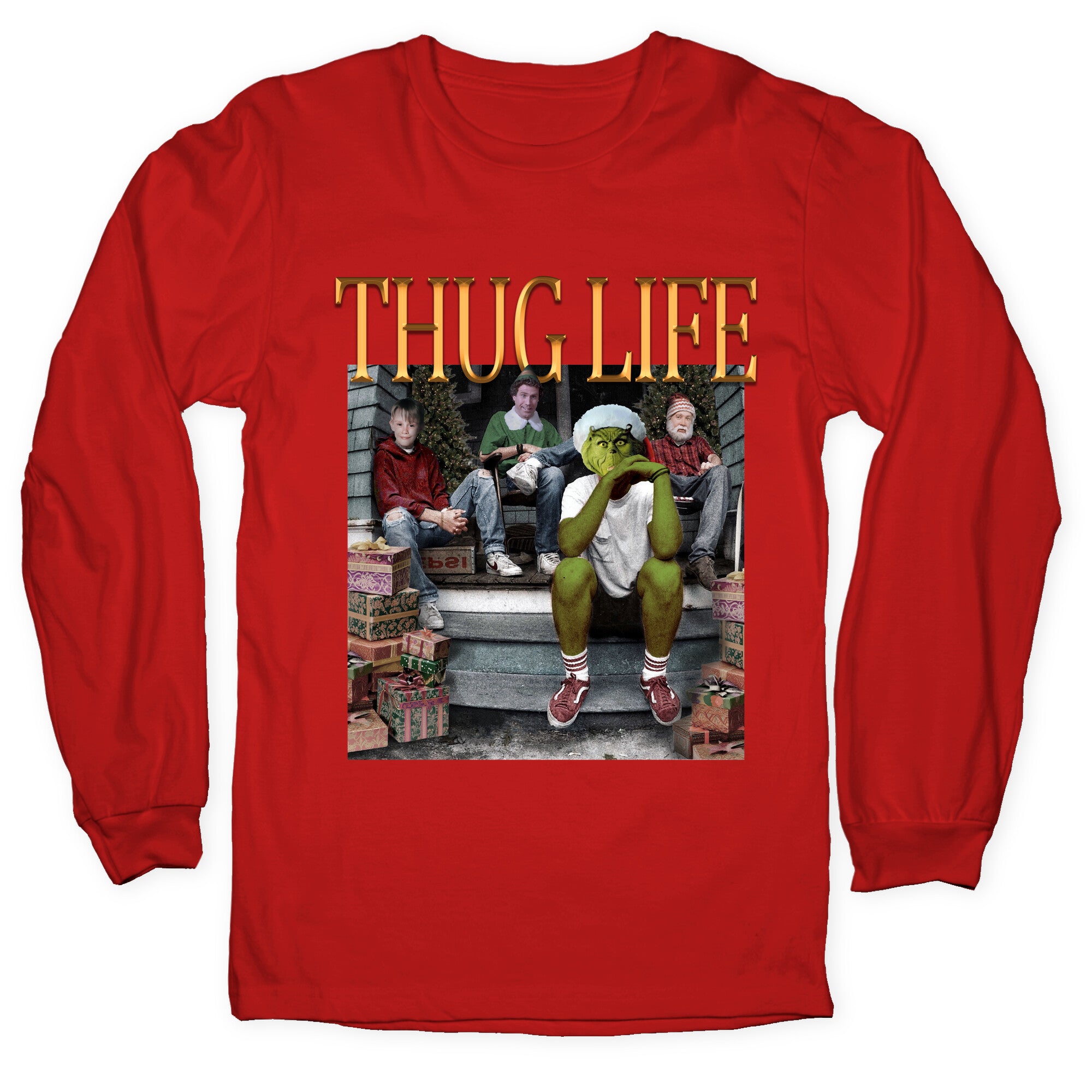 Christmas Thug Life Longsleeve Tee