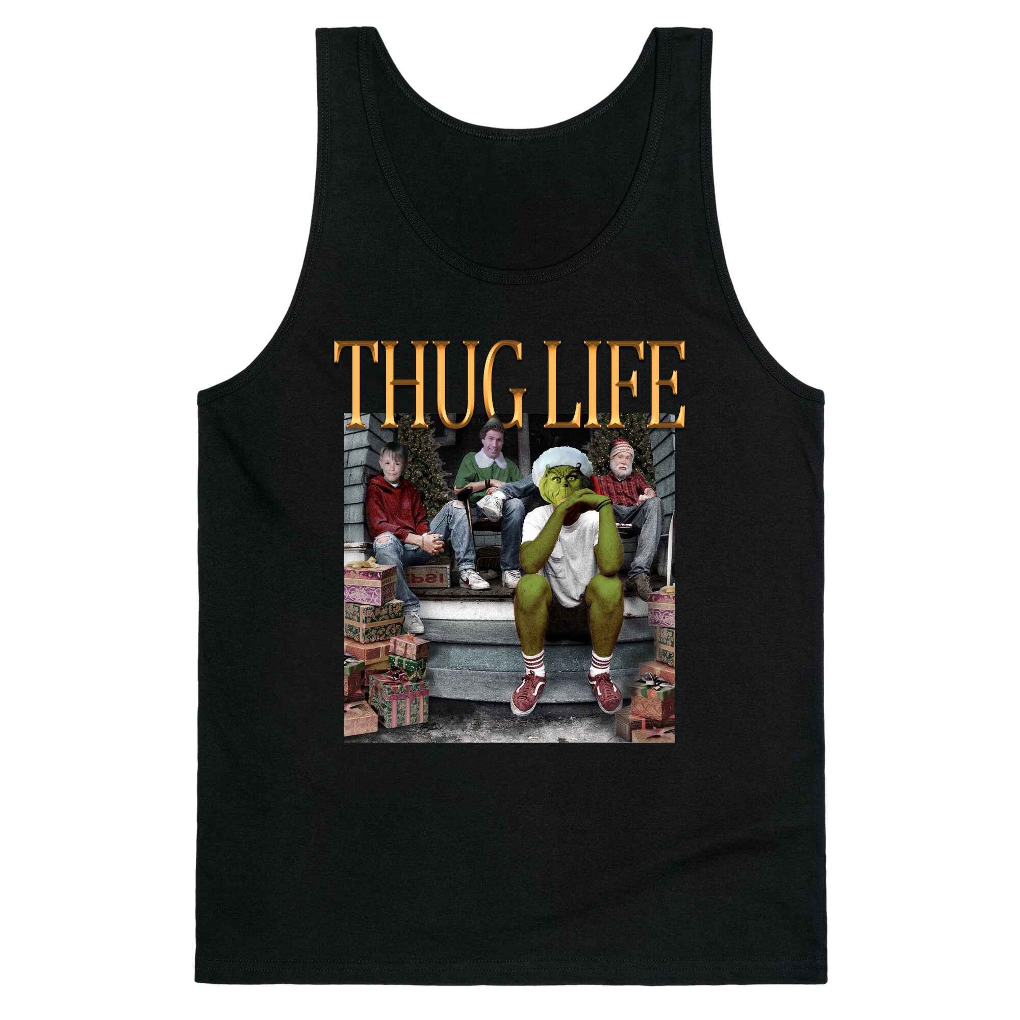Christmas Thug Life Tank Top