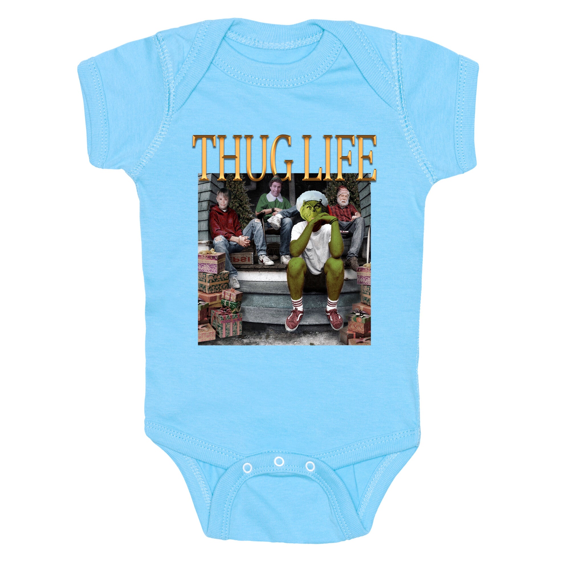 Christmas Thug Life Baby One-Piece