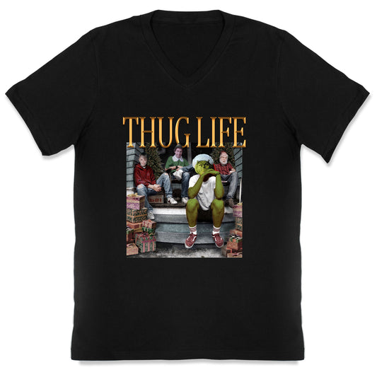 Christmas Thug Life V-Neck