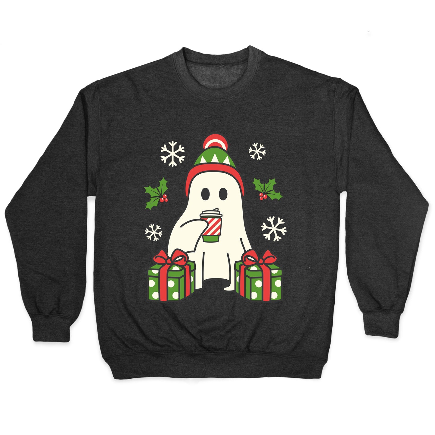 Christmas Ghost Crewneck Sweatshirt