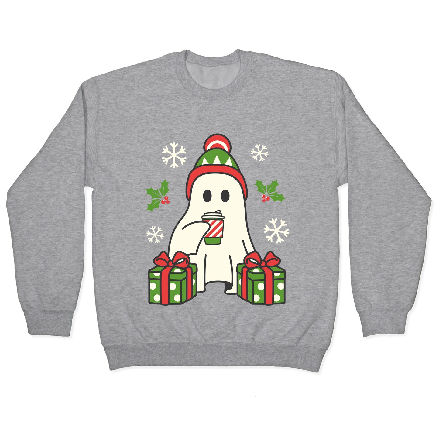 Christmas Ghost Crewneck Sweatshirt