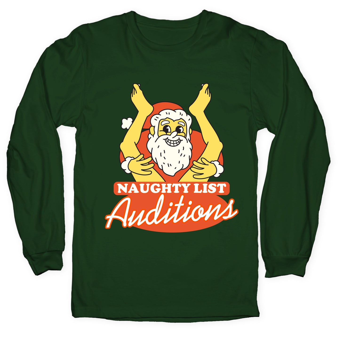 Naughty List Auditions Longsleeve Tee