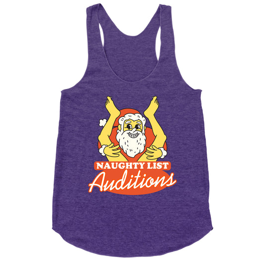 Naughty List Auditions Racerback Tank