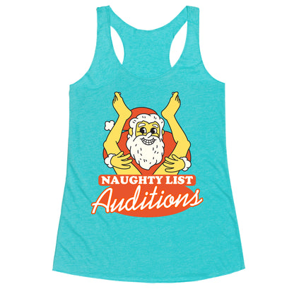 Naughty List Auditions Racerback Tank