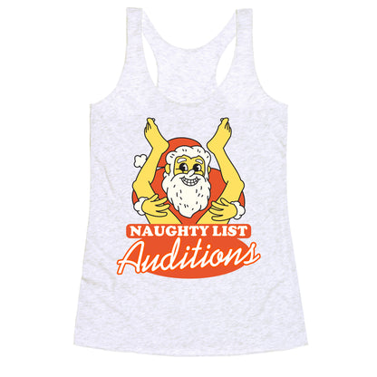 Naughty List Auditions Racerback Tank