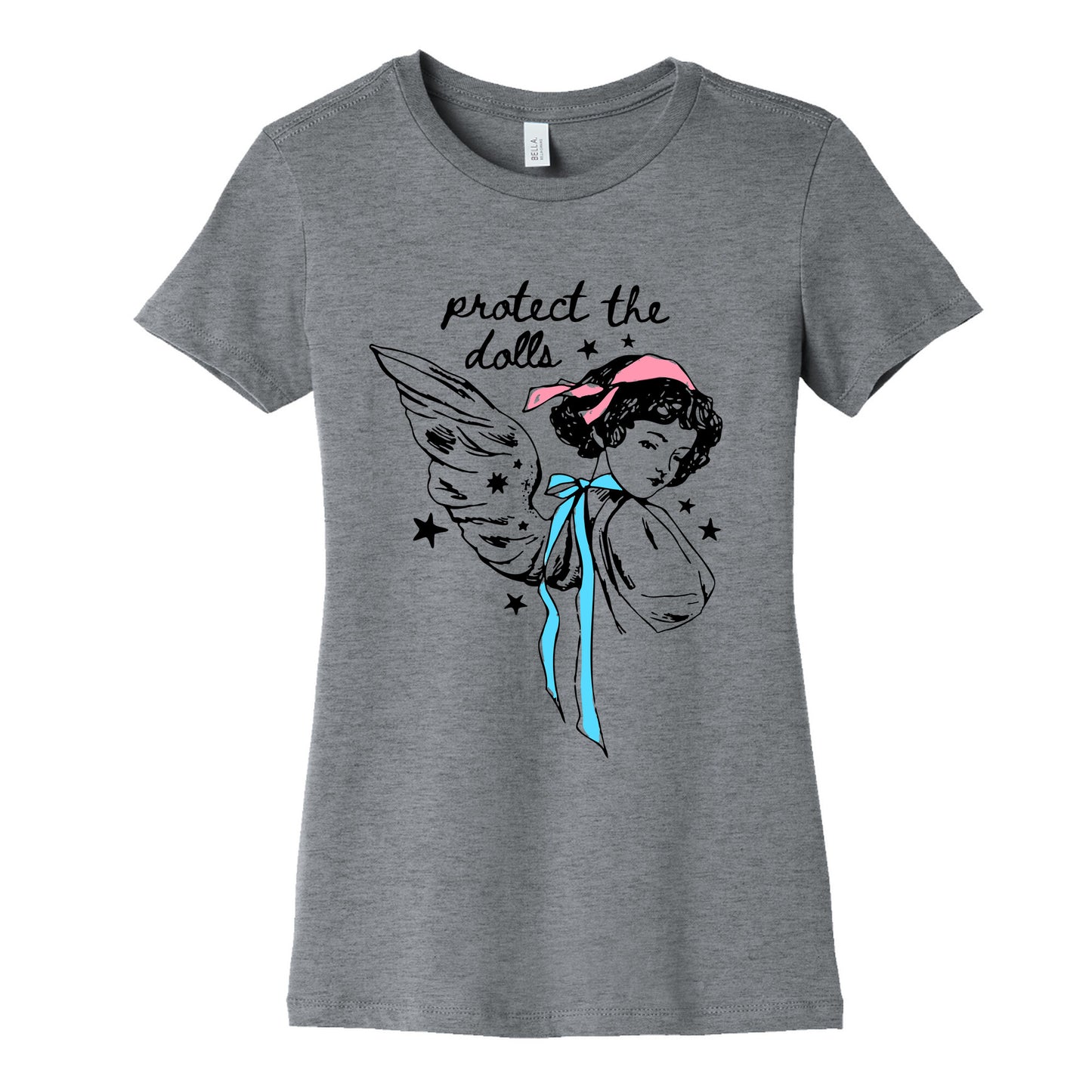 Protect the Dolls Fairy Womens Cotton Tee