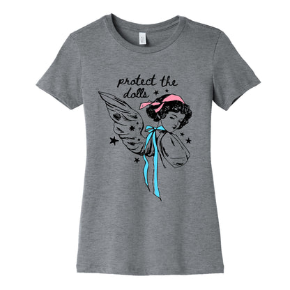 Protect the Dolls Fairy Womens Cotton Tee
