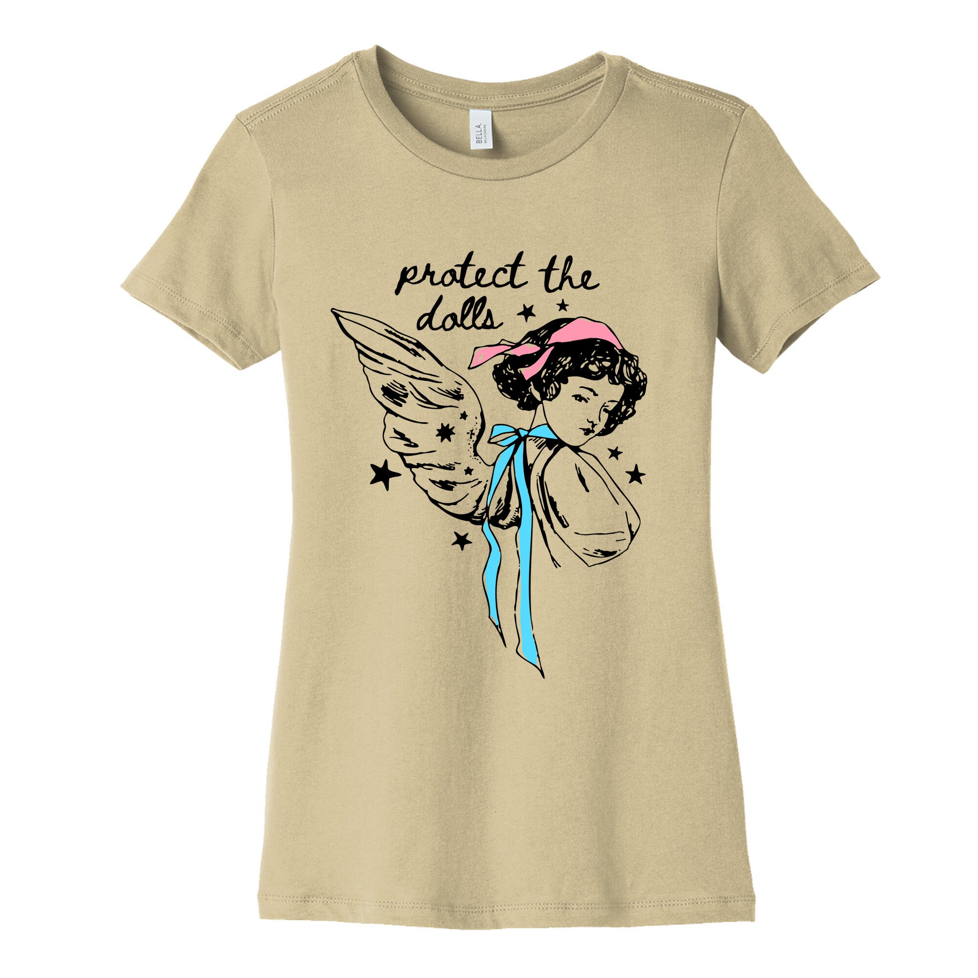 Protect the Dolls Fairy Womens Cotton Tee