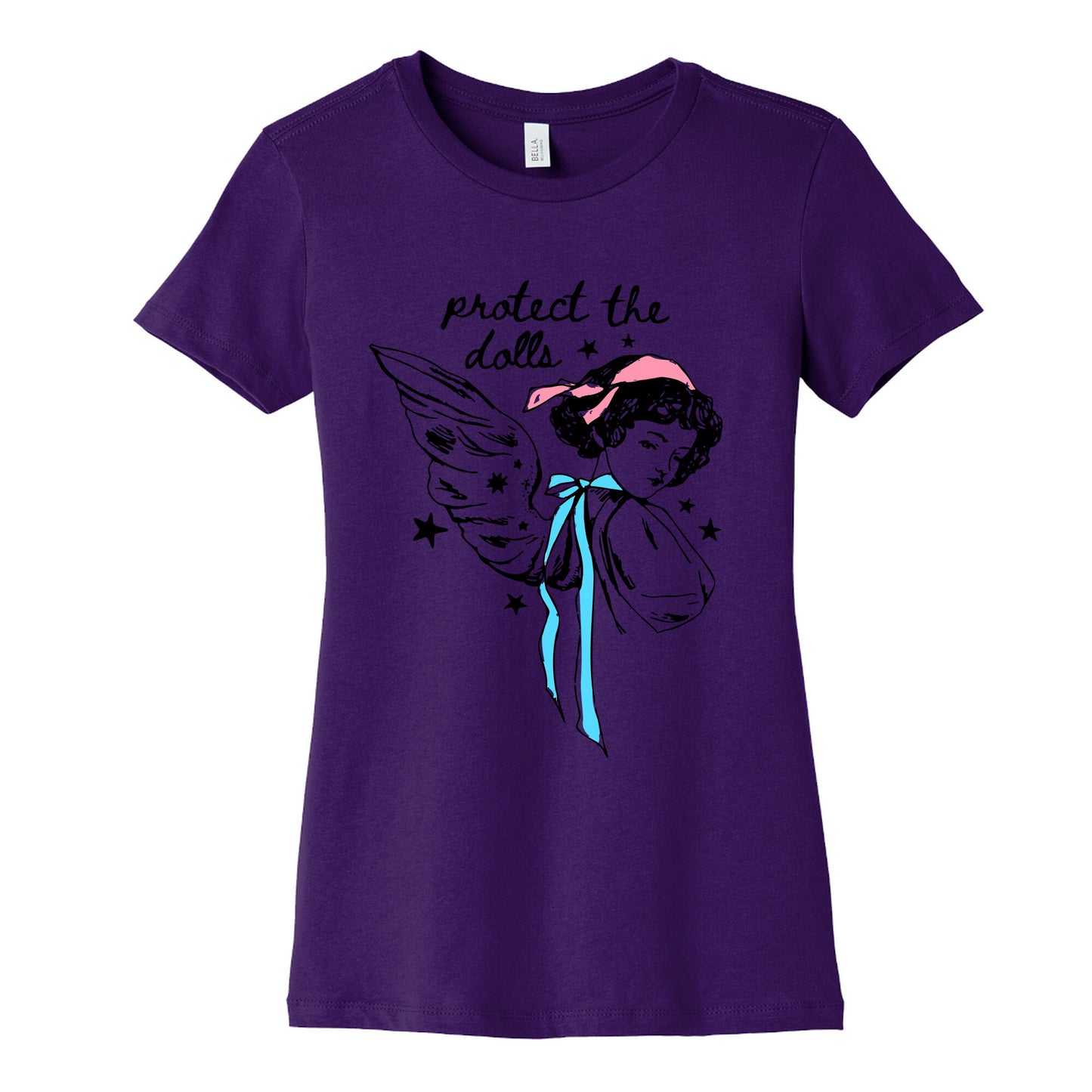 Protect the Dolls Fairy Womens Cotton Tee