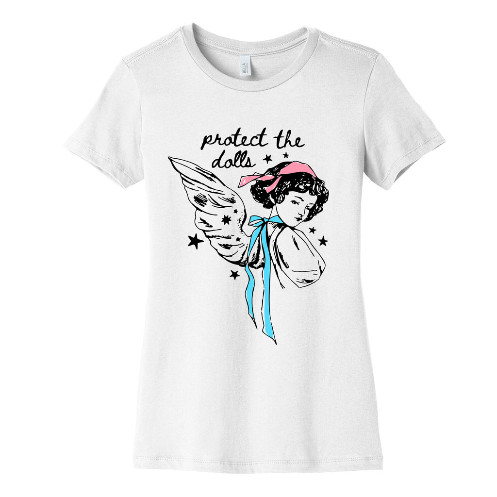 Protect the Dolls Fairy Womens Cotton Tee