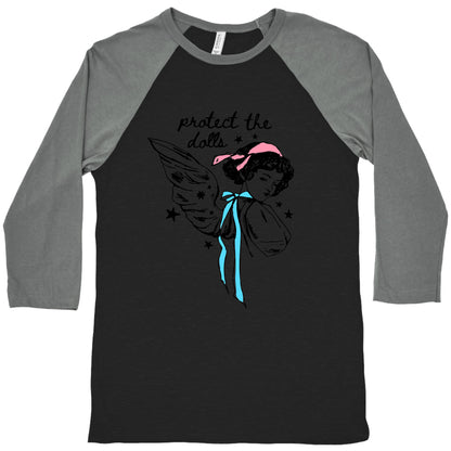 Protect the Dolls Fairy Baseball Tee