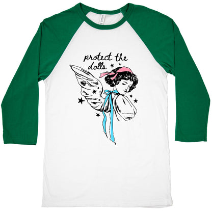 Protect the Dolls Fairy Baseball Tee