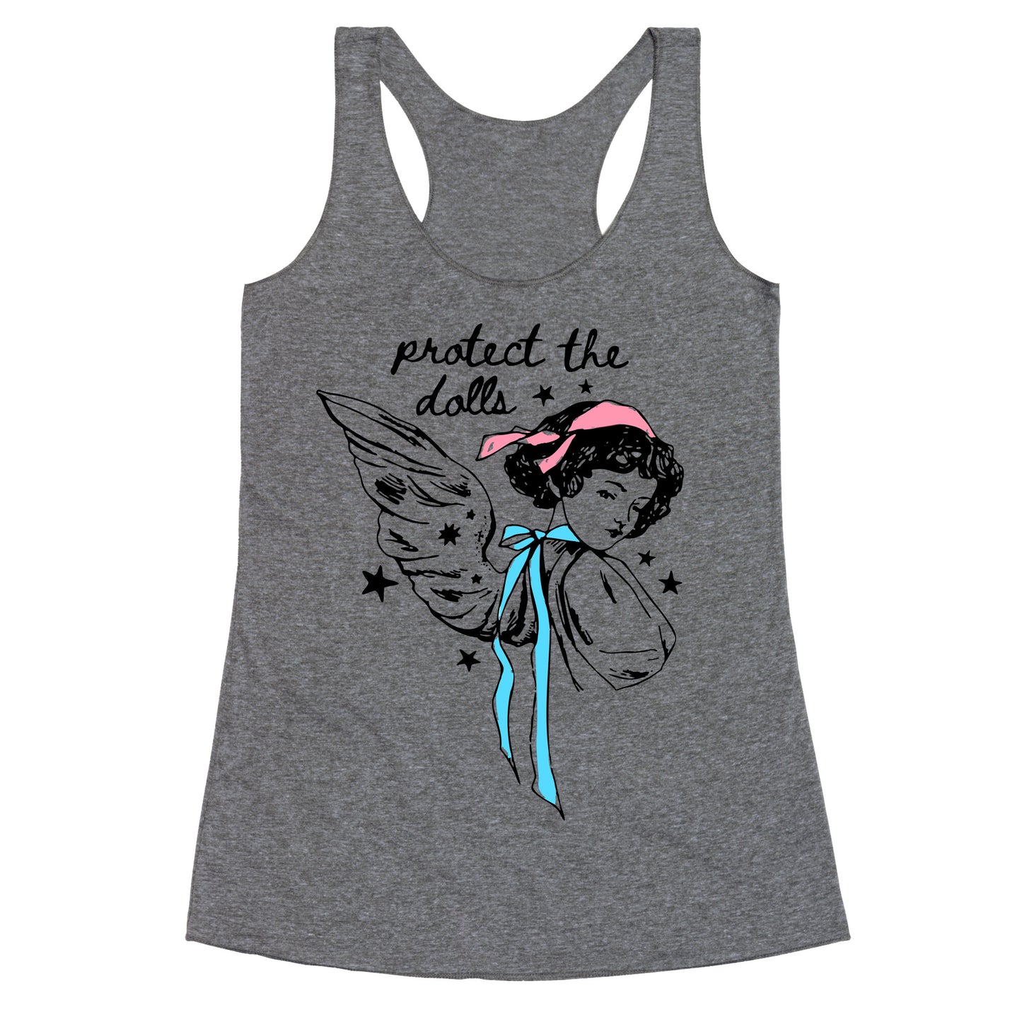 Protect the Dolls Fairy Racerback Tank