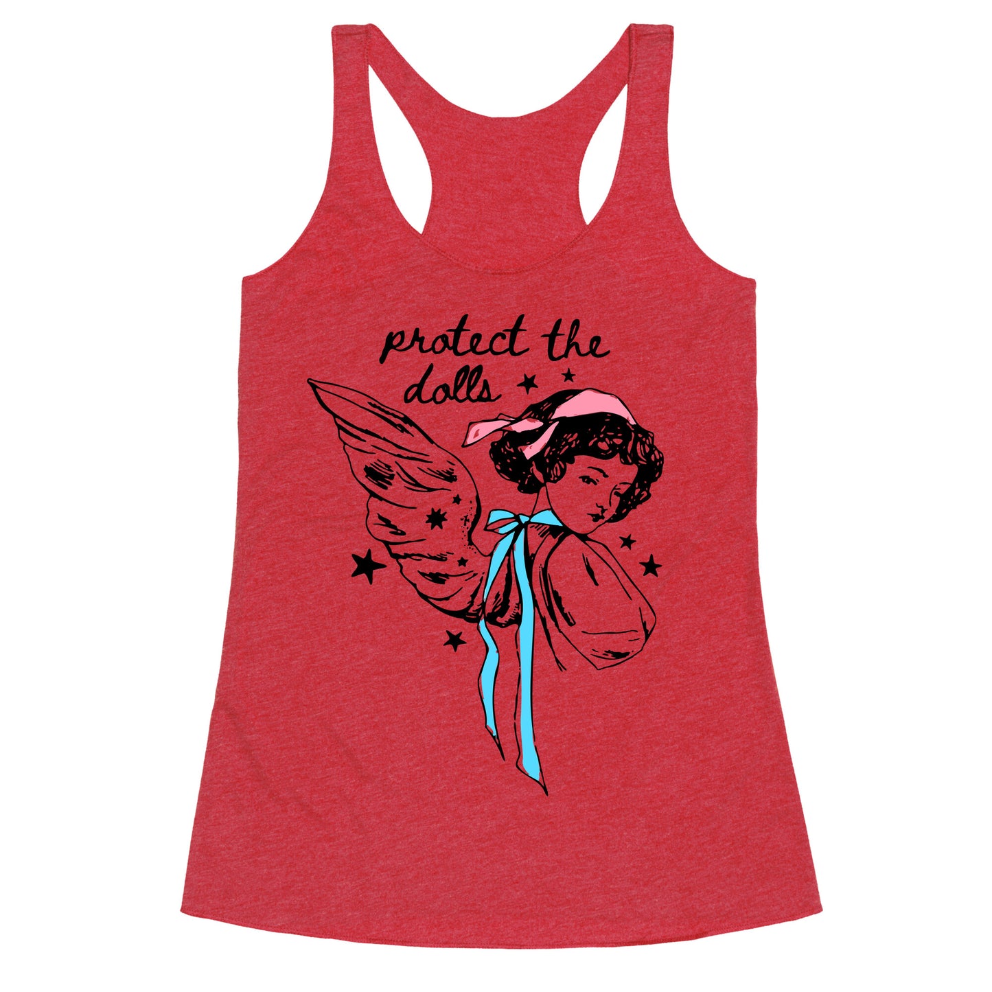 Protect the Dolls Fairy Racerback Tank