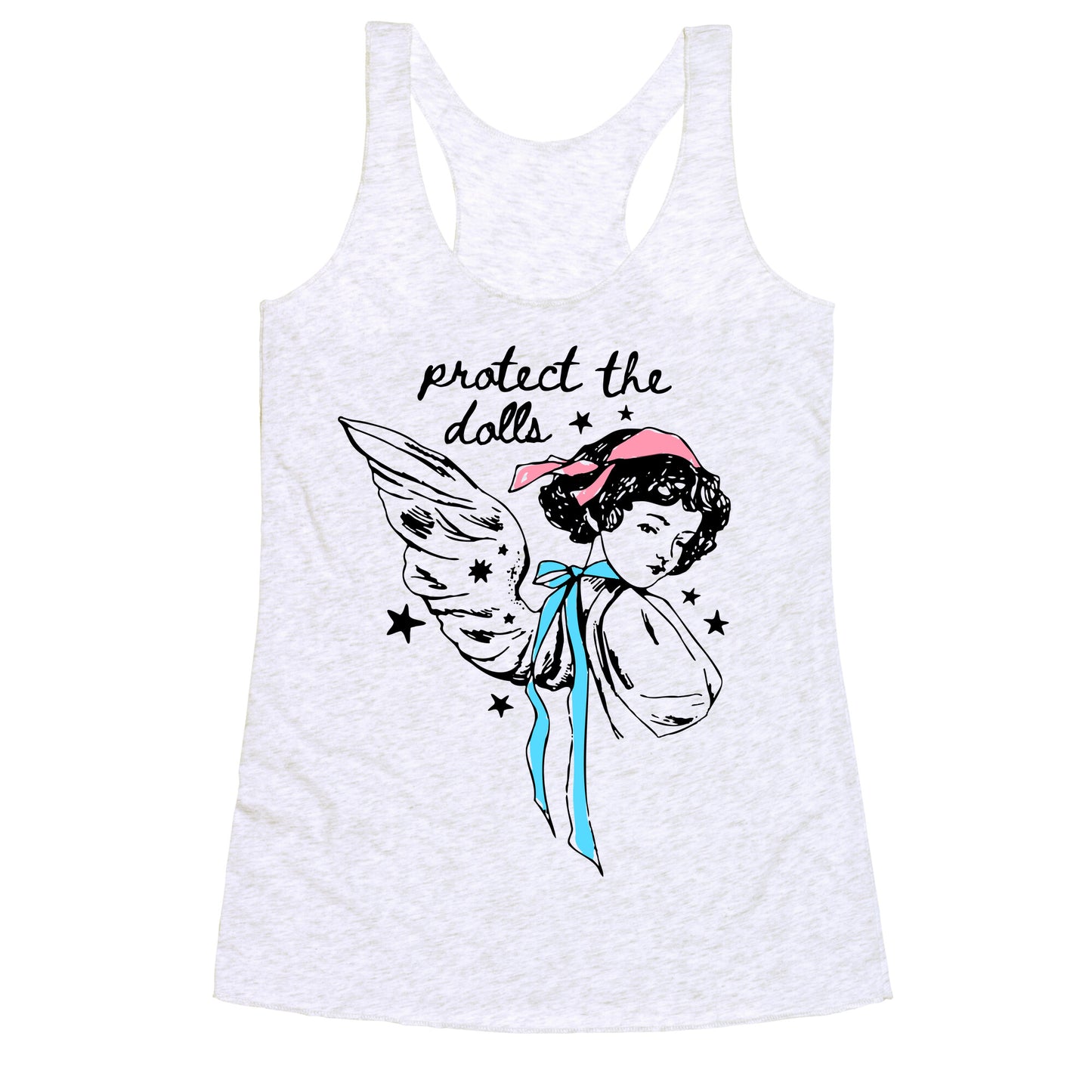 Protect the Dolls Fairy Racerback Tank