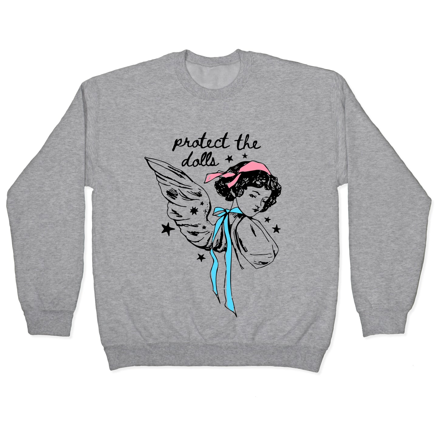 Protect the Dolls Fairy Crewneck Sweatshirt
