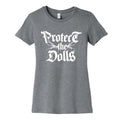 Protect the Dolls Graphic Tee Womens Cotton Tee