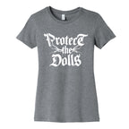 Protect the Dolls Graphic Tee Womens Cotton Tee